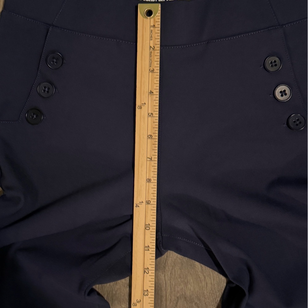 Betabrand Dress Pant Yoga Pants Women’s M Navy Bootcut Stretch Pull-On Workwear - Picture 6 of 7
